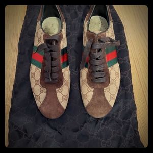 Gucci - Classic Web Sneakers